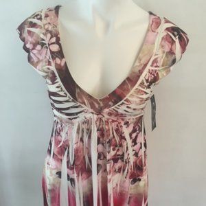 TRIXXI pleated Top or Dress - Juniors Sz MED